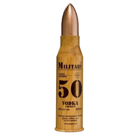 Military Bullit 50 Vodka Debowa 50cl