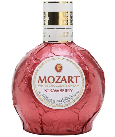 Mozart white chocolade Cream Strawberry 50cl