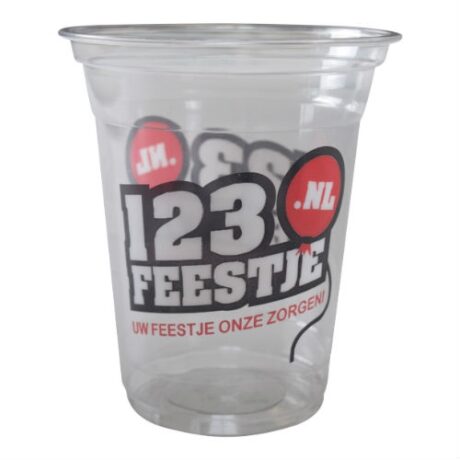 Plastic beker met en zonder logo 50 stuks