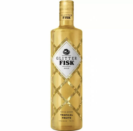 Glitter Fisk Gold 70cl