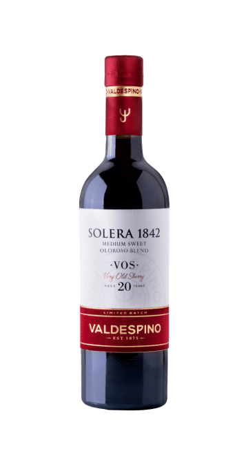 Valdespino “Solera 1842” Medium Sweet Oloroso Very Old Sherry Aged 20 Years